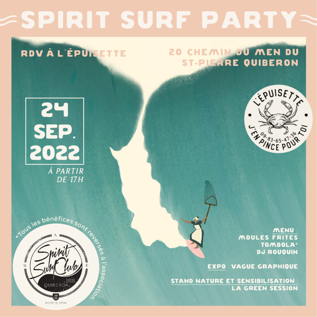 soiree spirit surf club épuisette bretonne