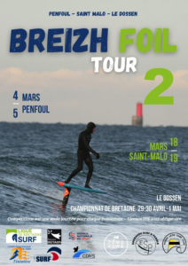 Pour cette 2eme édition du BREIZH FOIL TOUR qui se déroulait sur Saint Malo, nos 2 compétiteurs étaient toujours de la partie. Ils nous reviennent avec une 10eme et 13eme places. Félicitation à Guillaume Caudal et Brice Le Pesquer.
