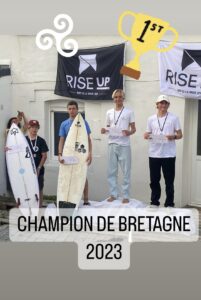 Noe MILLOT CHAMPION DE BRETAGNE DE SURF 2023