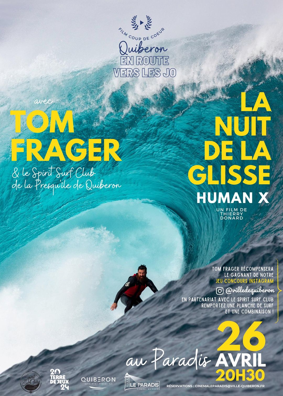 2024 – NUIT DE LA GLISSE avec Tom Frager – Quiberon